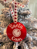 Santa Cam Acrylic Ornament