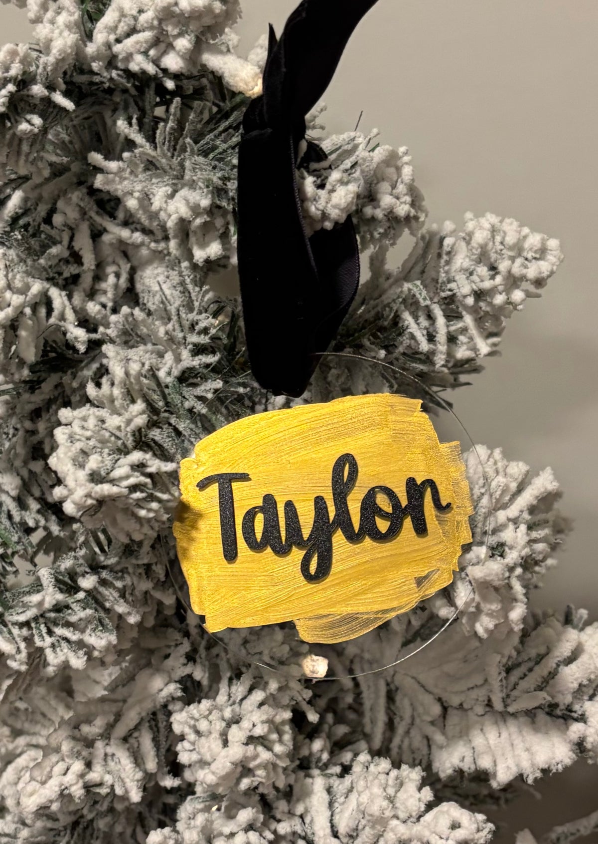 Customizable Name Ornament