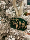 Joy to the World Acrylic Ornament