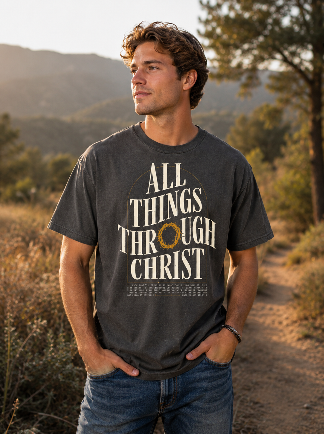 All Things Through Christ Tee
